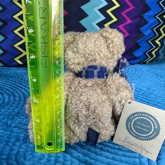 Boyds Bears Bromley with Blue Bow - Picture 2 of 8